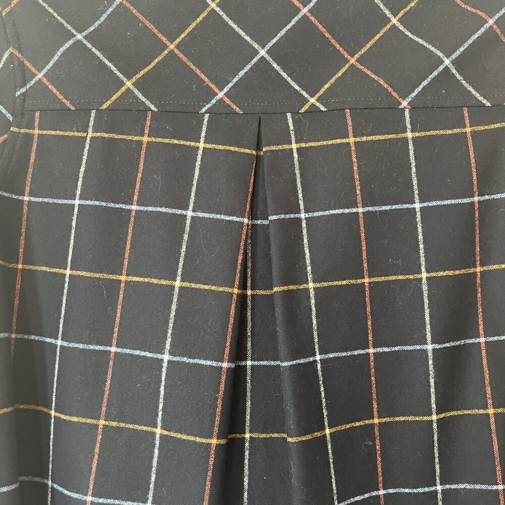 Pendleton buttondown XS black plaid women oversized flannel - Picture 7 of 11